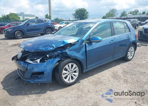 2015 Volkswagen Golf Tdi S 4-Door z USA, uszkodzony, nr VIN 3VW2A7AU0FM037018